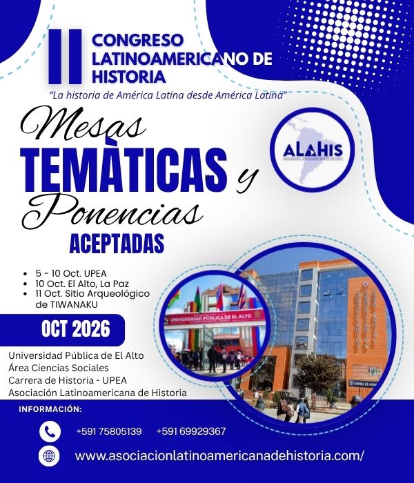 Mesas temáticas y ponencias aceptadas - IICLH